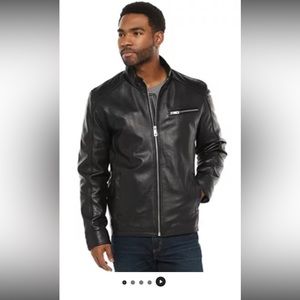 Men’s Vintage Leather Lambskin Racer Jacket